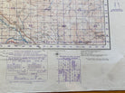 Large WW2 British Army 1932 dated map of Alston and Weardale. England. - The Militaria Shop