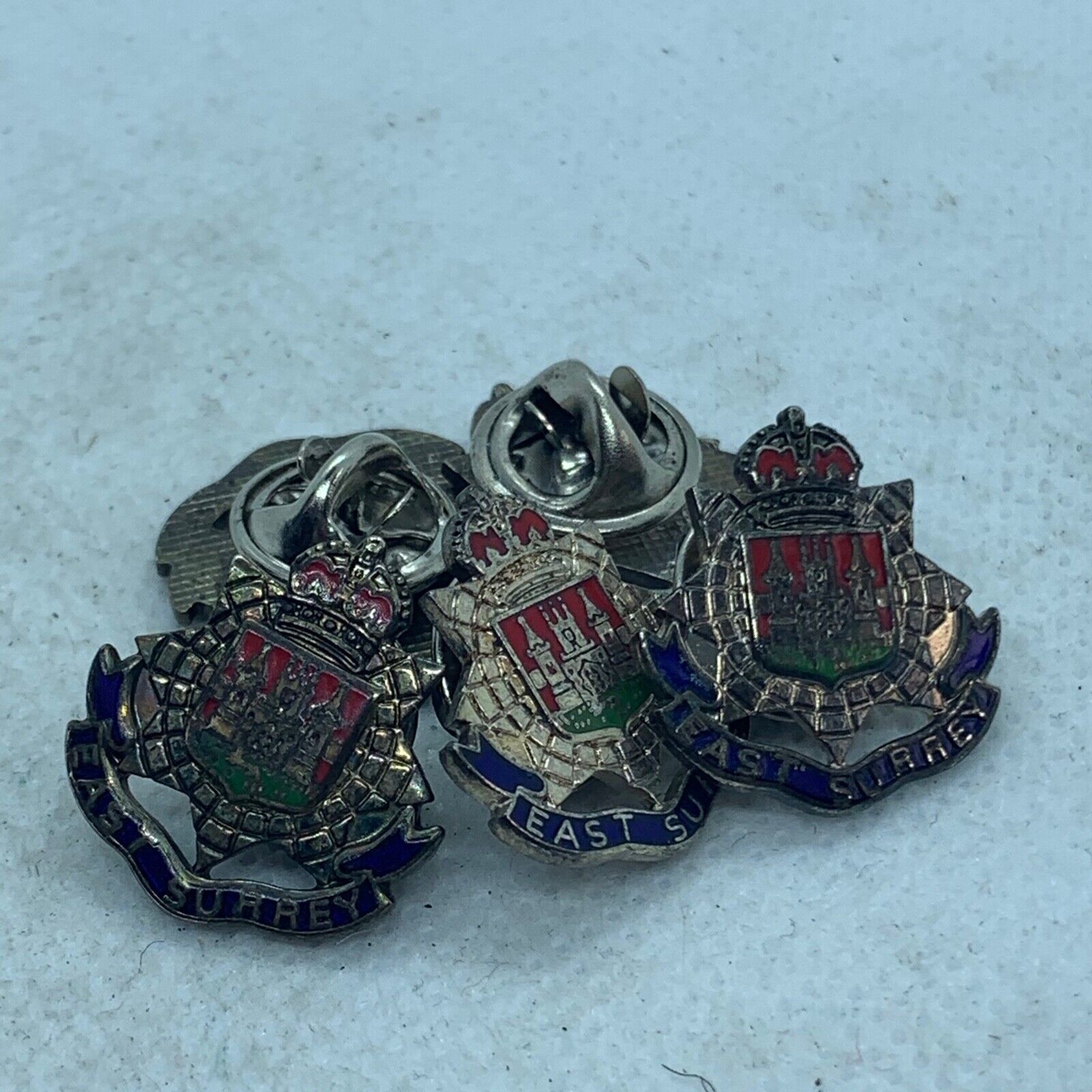 East Surrey Regiment - NEW British Army Military Cap/Tie/Lapel Pin Badge #67 - The Militaria Shop