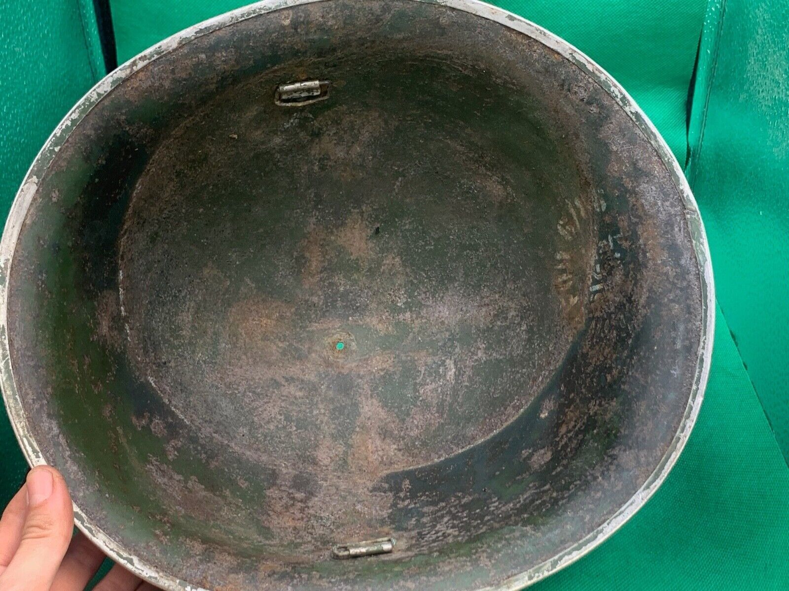 Original WW2 British Army / Canadian Army Mk3 Turtle Combat Helmet - The Militaria Shop