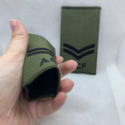 Cadet ACF OD Green Rank Slides / Epaulette Pair Genuine British Army - NEW - The Militaria Shop