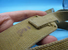 Original WW2 British Army 37 Pattern Canvass Shoulder Strap / Cross Strap - The Militaria Shop