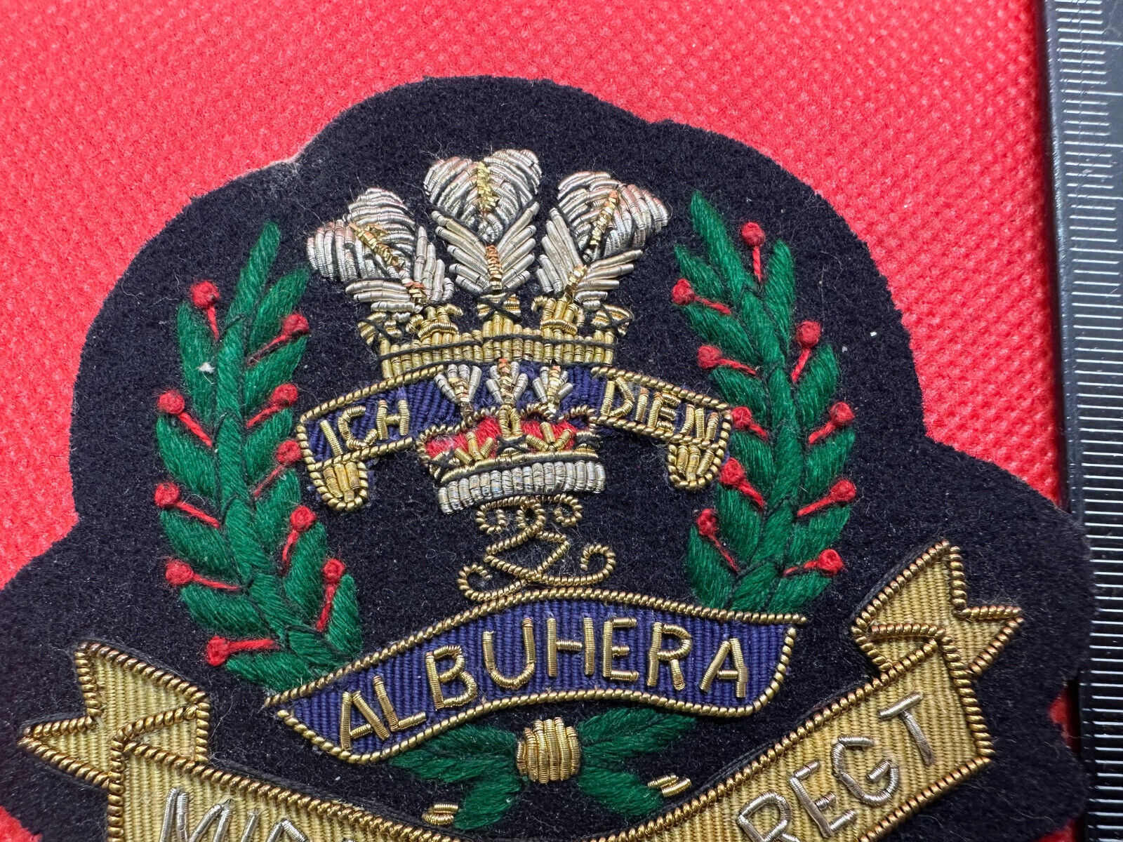 British Army Bullion Embroidered Blazer Badge - Inniskilling Fusiliers - The Militaria Shop