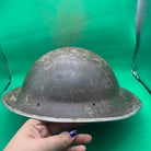 Original WW2 South African Army Mk2 Brodie Helmet - British Style Combat Helmet - The Militaria Shop