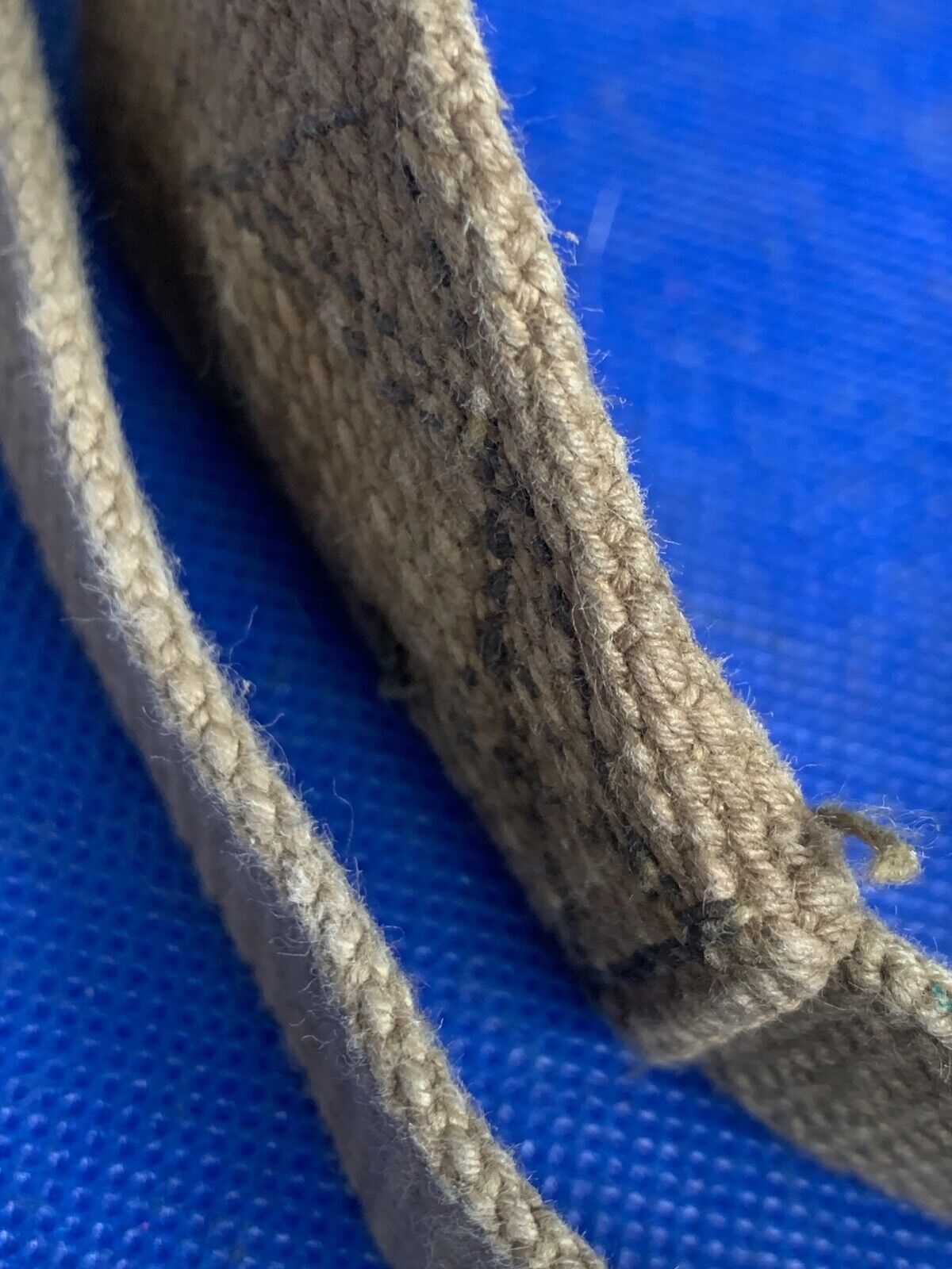 Original WW2 British Army 37 Pattern Shoulder Strap - NORMAL - M&S 1945 - The Militaria Shop