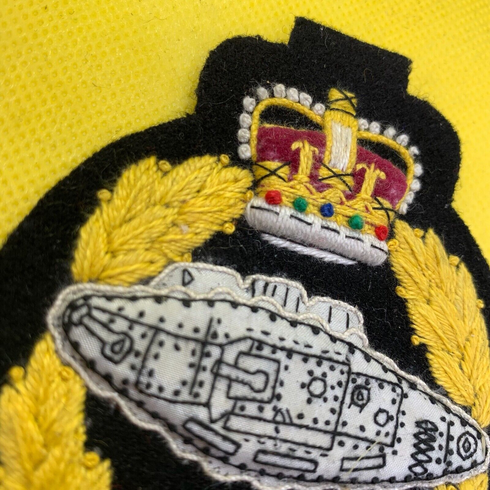 British Army Royal Tank Regiment RTR Embroidered Blazer Badge - The Militaria Shop