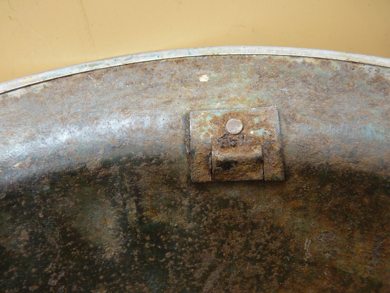Original WW2 South African Army Mk2 Brodie Helmet - British Style Combat Helmet - The Militaria Shop