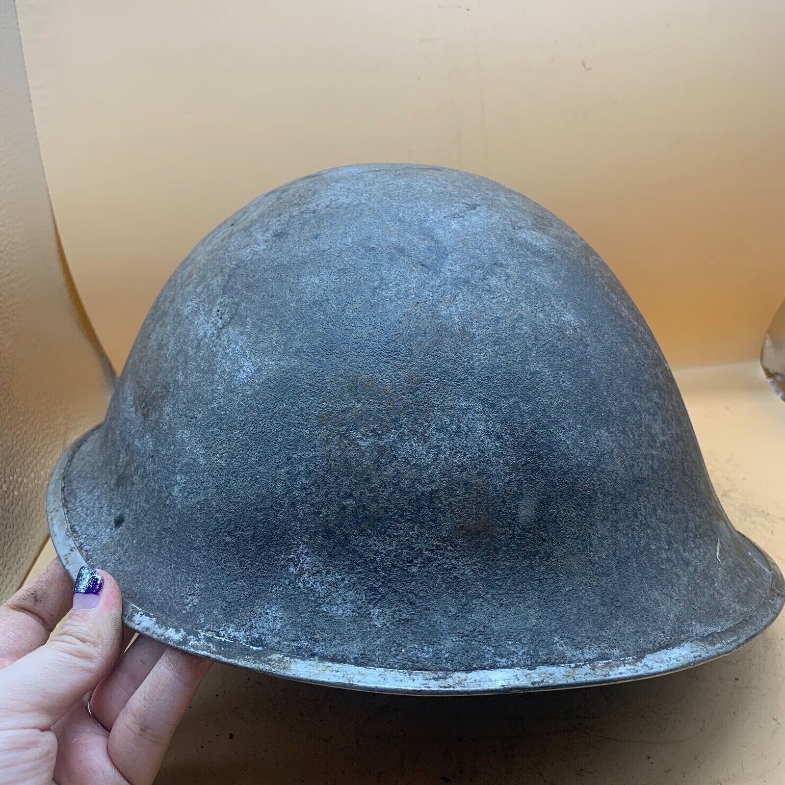 Original WW2 Onwards (1945-1952) British Army Mk4 Turtle Helmet - The Militaria Shop