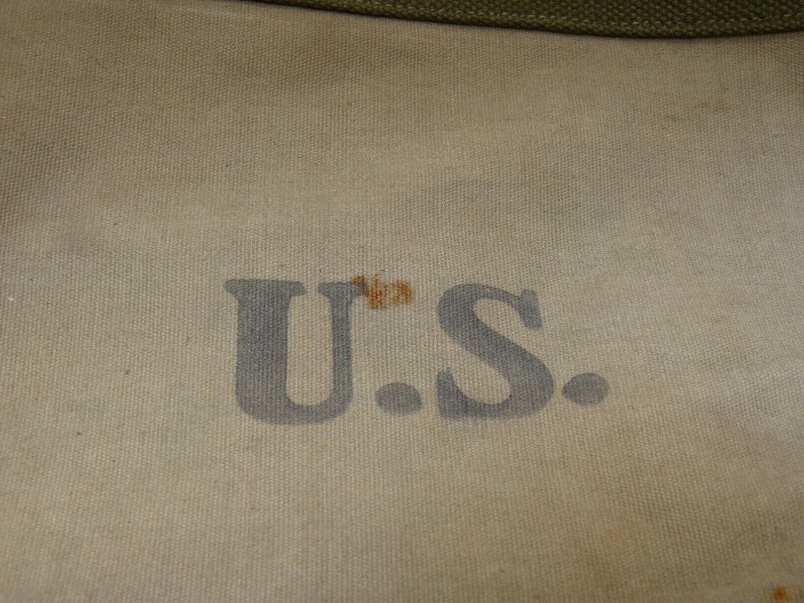 Original WW2 US Army M1928 Haversack Pack Tail - 1944 Dated - The Militaria Shop