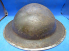 Original WW2 South African Army Mk2 Brodie Helmet - British Style Combat Helmet - The Militaria Shop