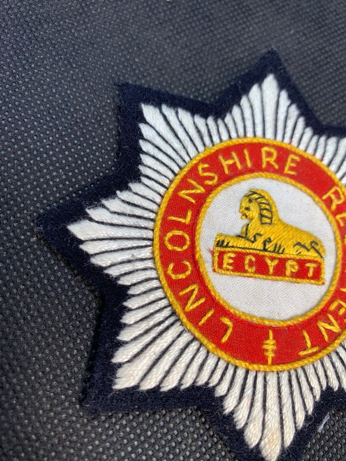 British Army Lincolnshire Regiment Embroidered Blazer Badge - The Militaria Shop