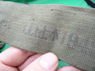 Original WW2 British Army 44 Pattern Equipment Strap - 1945 Dated - The Militaria Shop