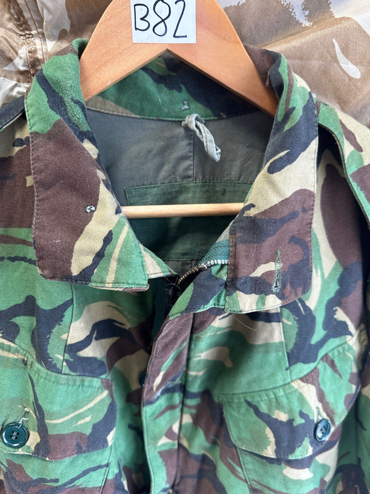 Genuine British Army 1968 Pattern DPM Combat Smock - Size 2 - 38" Chest - The Militaria Shop