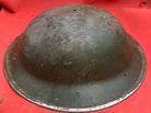 Original WW2 Combat Helmet - British / South African Army Mk2 Brodie Helmet - The Militaria Shop