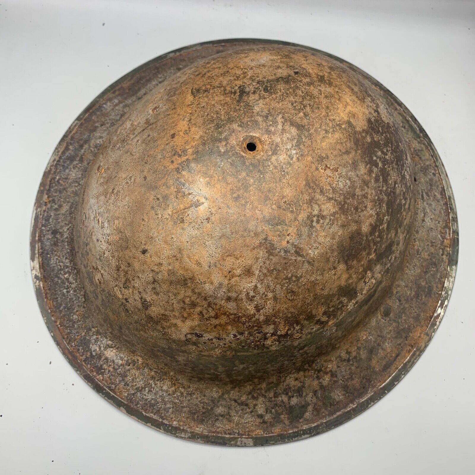 Original WW2 South African Army Mk2 Brodie Helmet - British Style Combat Helmet - The Militaria Shop