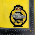 British Army Royal Tank Regiment RTR Embroidered Blazer Badge - The Militaria Shop