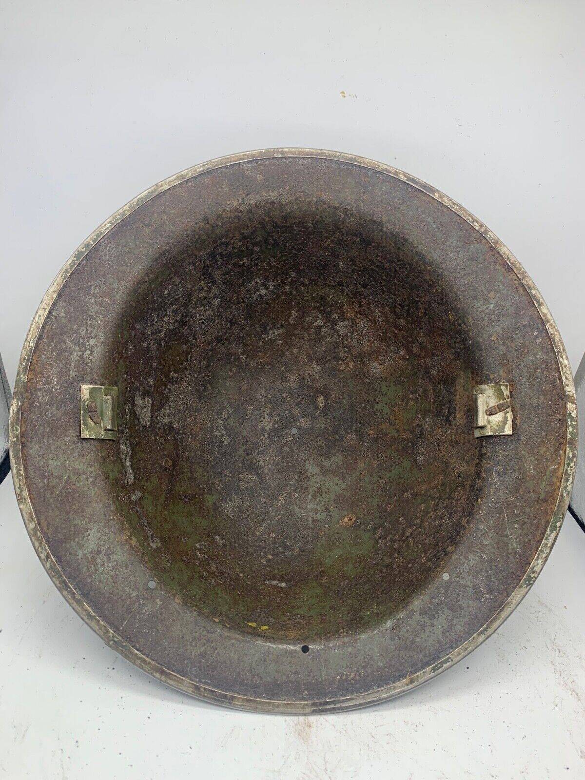 Original WW2 South African Army Mk2 Brodie Helmet - British Style Combat Helmet - The Militaria Shop