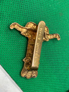 British Army - 11th Hussars Regiment Cap Badge. Maker Marked on the Slider - The Militaria Shop