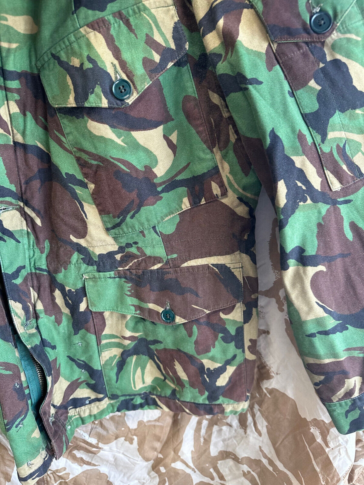 Genuine British Army 1968 Pattern DPM Combat Smock - Size 2 - 38" Chest - The Militaria Shop