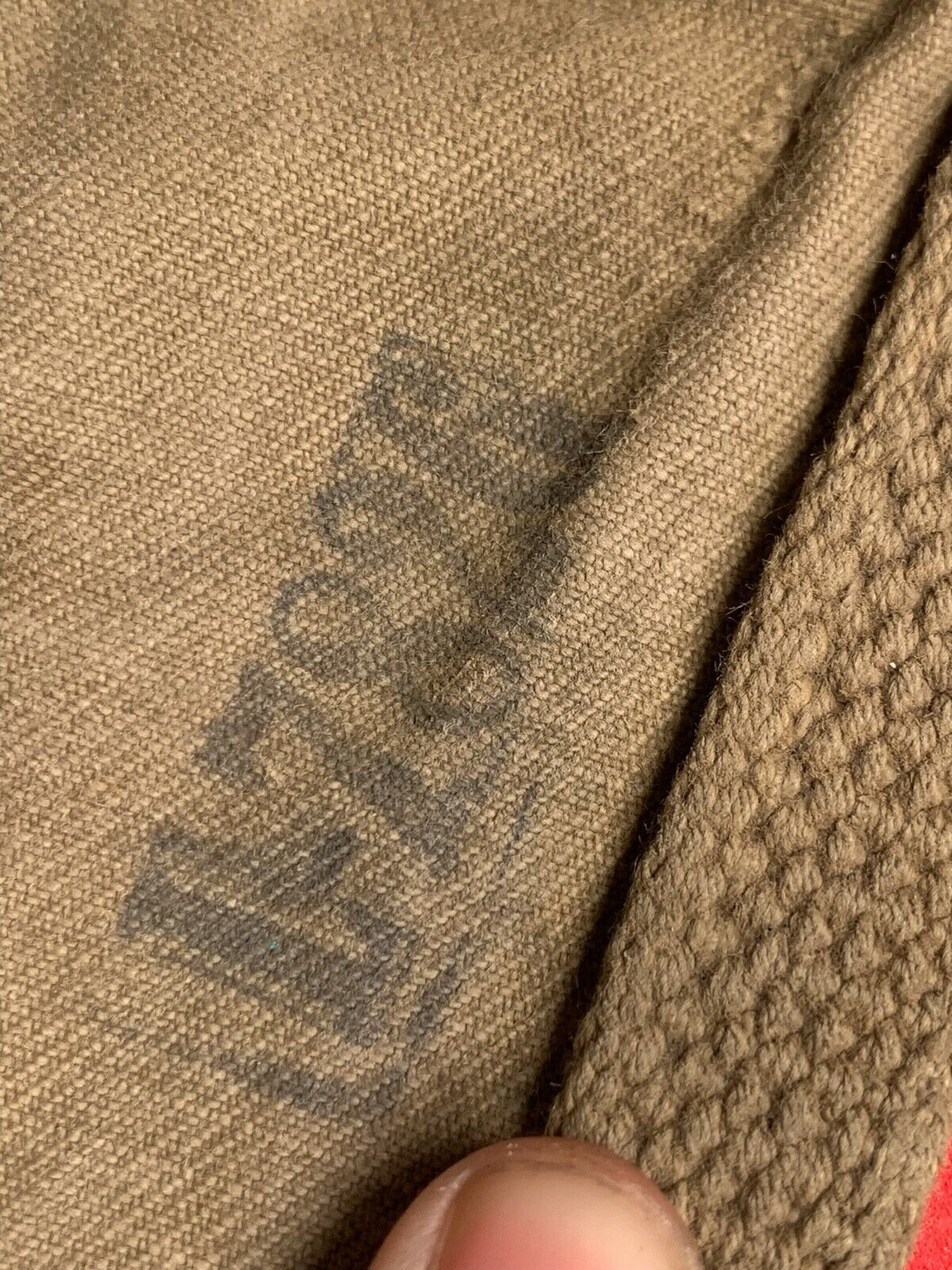 Original WW2 US Army M1928 Haversack Pack Tail - The Militaria Shop