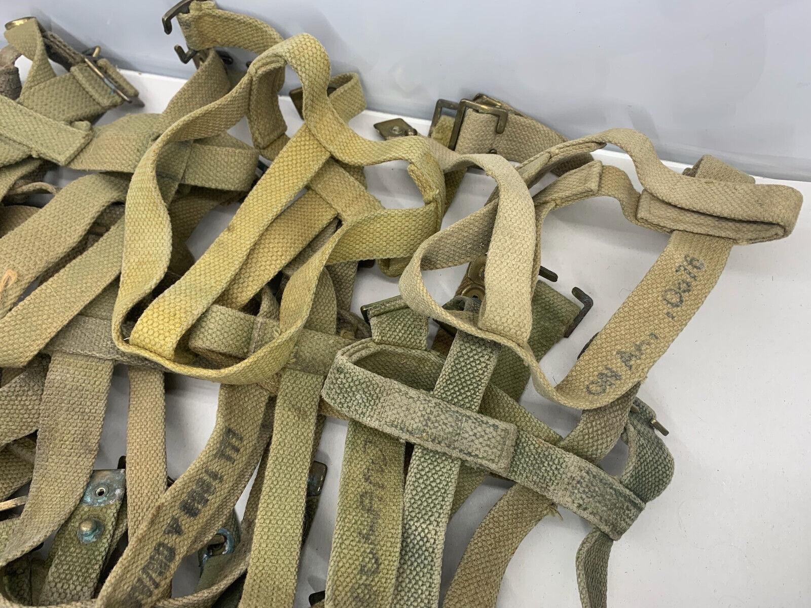 Genuine British Army Water Bottle Webbing Carrier / Harness - Scuffed Condition - The Militaria Shop