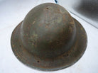 Original WW2 British Style South African Mk2 Army Combat Helmet - The Militaria Shop