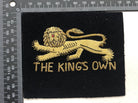 British Army Bullion Embroidered Blazer Badge - The King's Own Regiment - The Militaria Shop