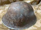 WW2 Mk3 High Rivet Turtle - British / Canadian Army Helmet - Good Original - The Militaria Shop