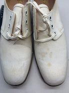 Original WW2 British Army Women's White Summer Shoes - ATS WAAF - Size 240s - The Militaria Shop