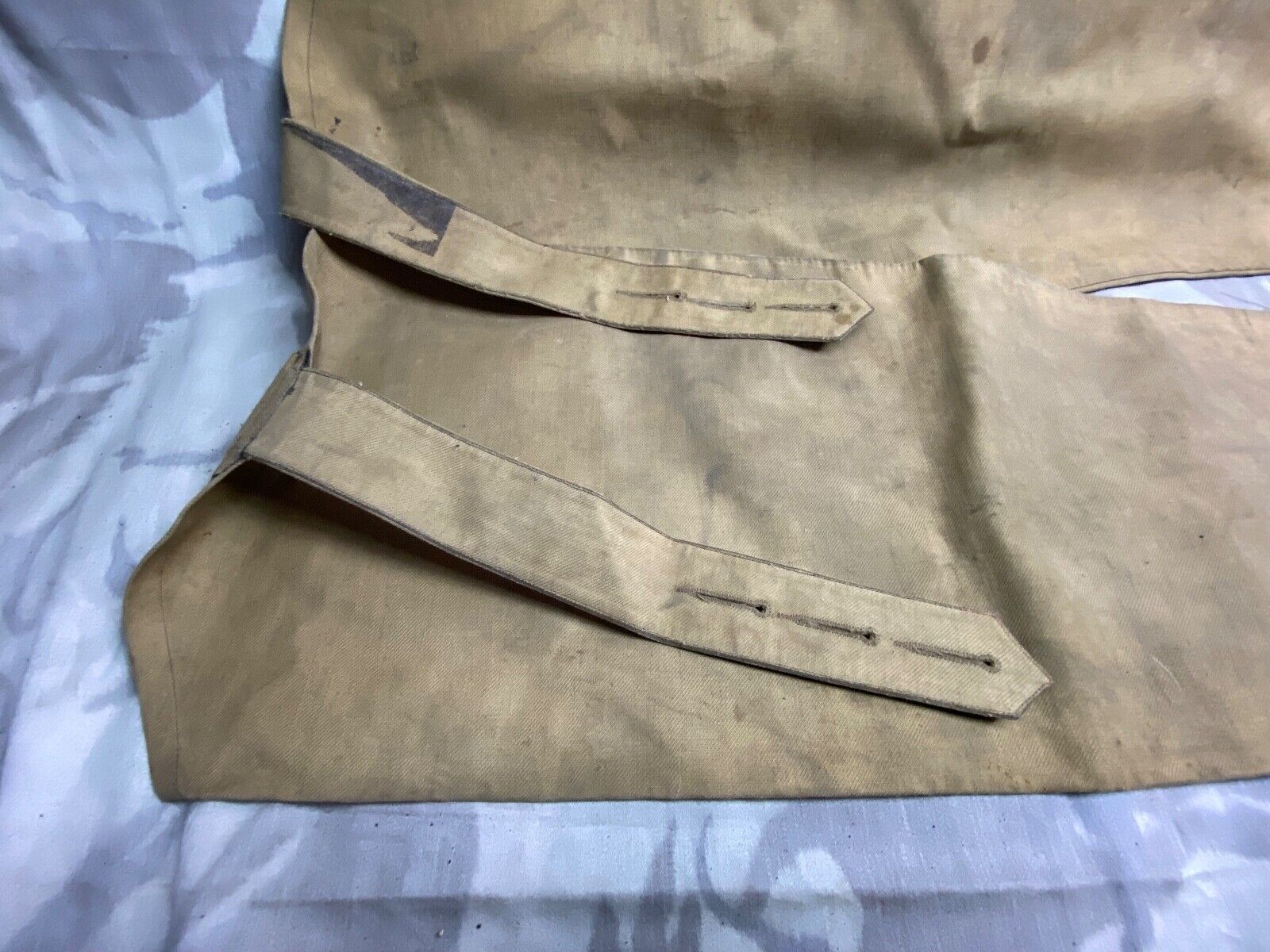 Original WW2 British Army / Railway LNER Marked Waterproof Leggings - The Militaria Shop