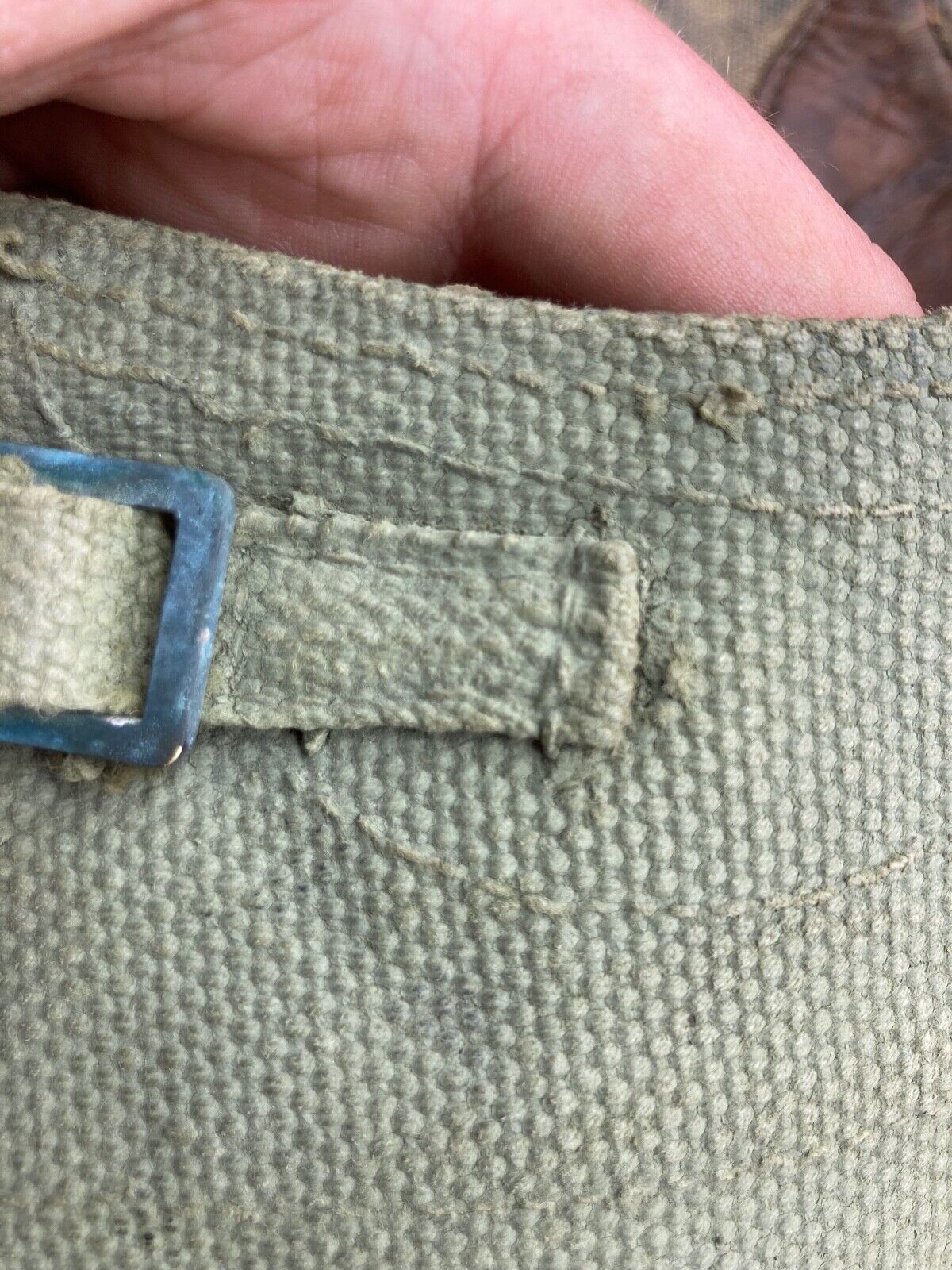 Original British Army Soldiers Gaiter Spat 37 Pattern Webbing (Single) - The Militaria Shop