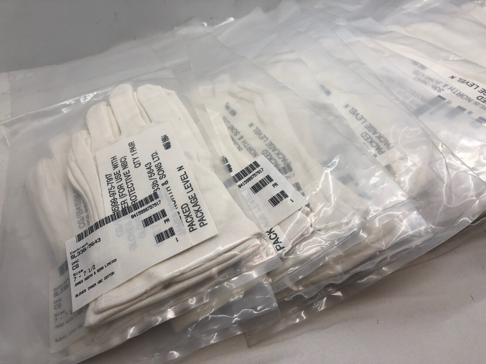 NEW Genuine British Army NBC Inner Protective Gloves - Ideal for Parade / MP Use - The Militaria Shop