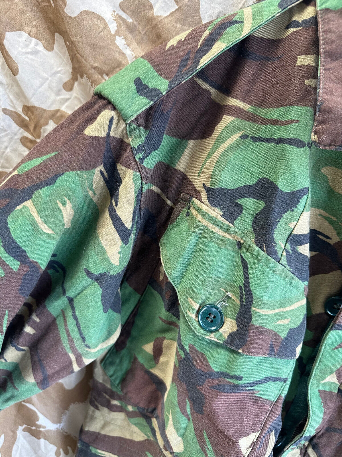 Genuine British Army 1968 Pattern DPM Combat Smock - Size 2 - 38" Chest - The Militaria Shop