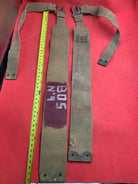 Original WW2 Pattern British Army L Straps Pair - 37 Pattern Webbing Haversack - The Militaria Shop