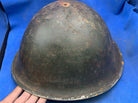 Original WW2 British Army / Canadian Army Mk3 Turtle Combat Helmet - The Militaria Shop