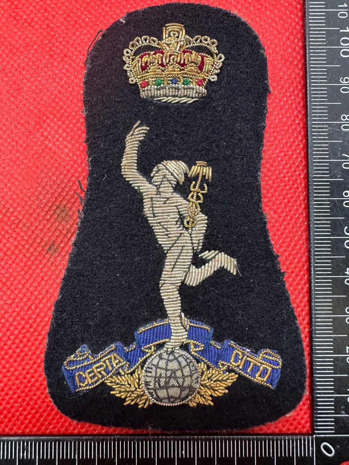 British Army Bullion Embroidered Blazer Badge - Signal Corps - The Militaria Shop