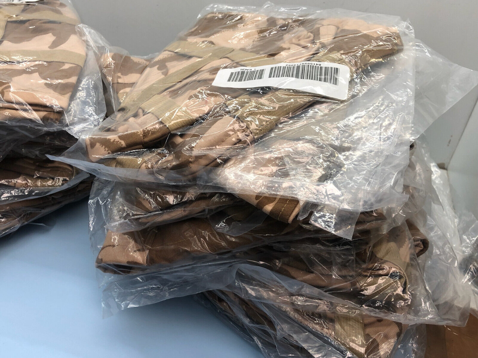 NEW Genuine British Army GS Mk.6 Desert DPM Fabric Combat Cover - Medium - The Militaria Shop