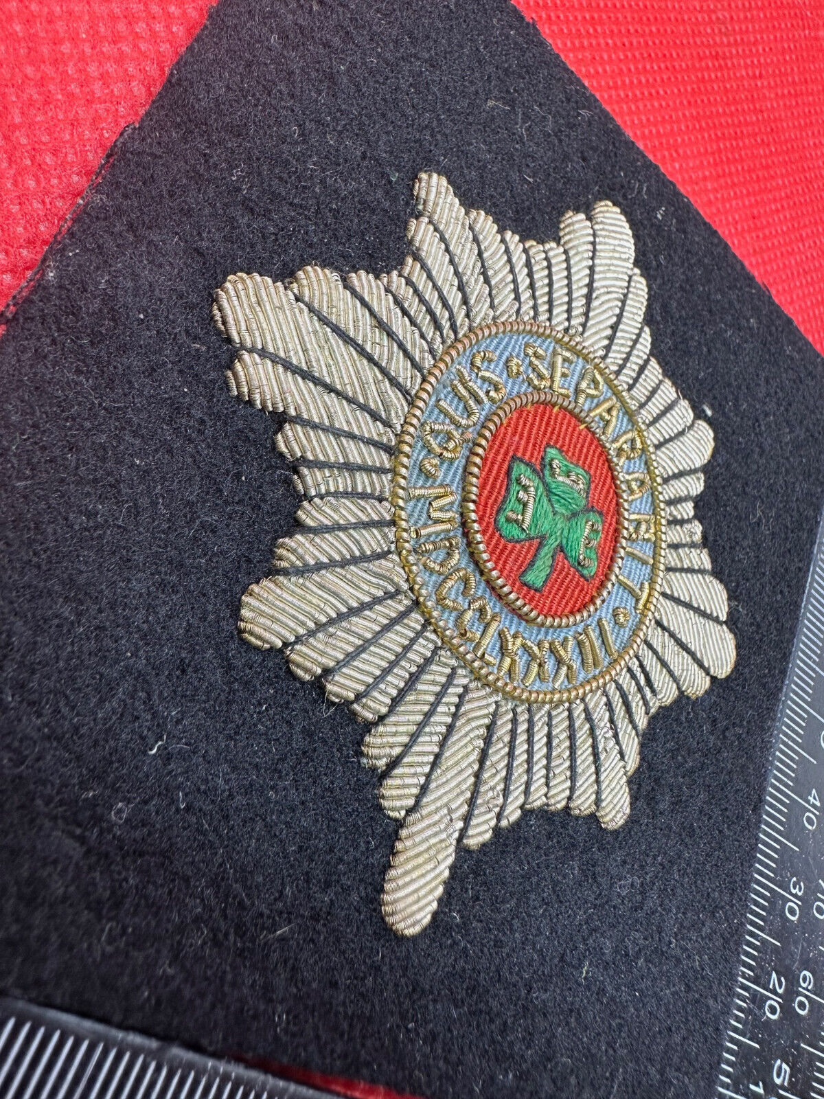 British Army Bullion Embroidered Blazer Badge - Irish Guards - The Militaria Shop