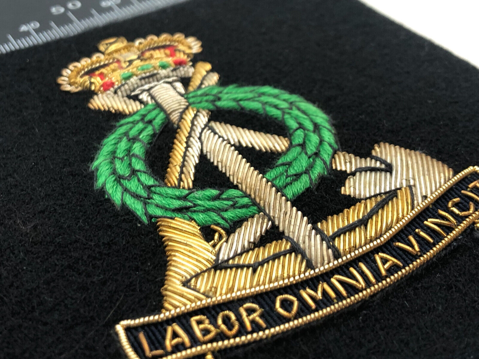 British Army Bullion Embroidered Blazer Badge - Labour Corps - The Militaria Shop