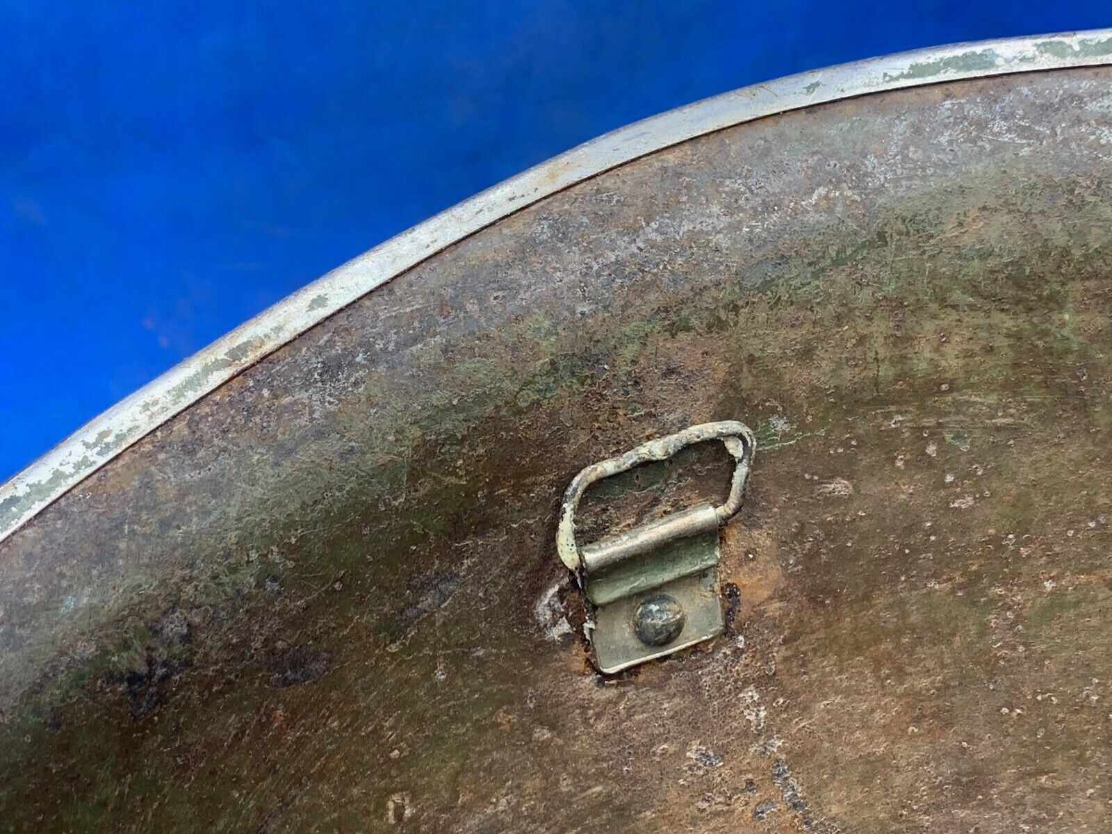 Original WW2 British Army / Canadian Army Mk3 Turtle Combat Helmet - The Militaria Shop