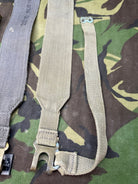 Original British Royal Air Force RAF Blue L Strap Pair - WW2 37 Pattern - The Militaria Shop