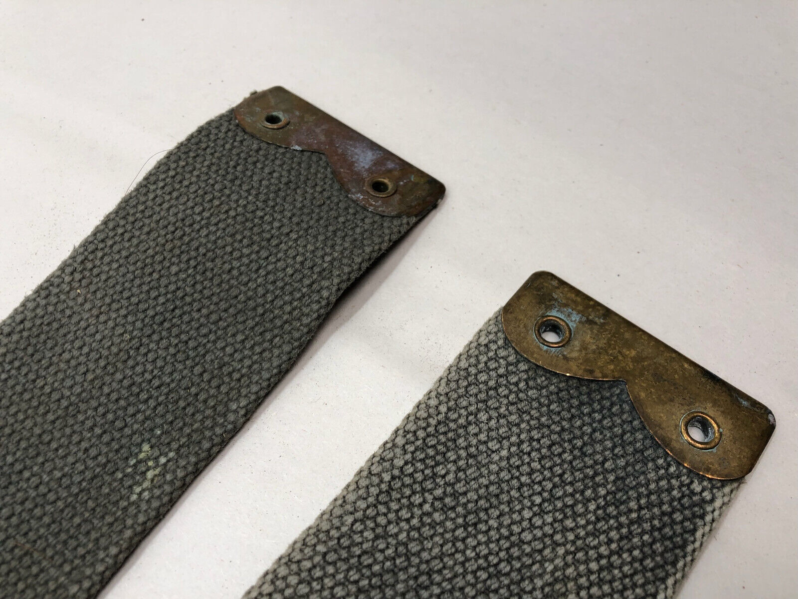 Original WW2 British Royal Air Force Blue 37 Pattern L Strap Set - The Militaria Shop