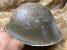 WW2 Mk3 High Rivet Turtle - British / Canadian Army Helmet - Nice Original - The Militaria Shop