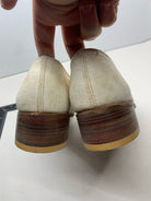 Original WW2 British Army Women's White Summer Shoes - ATS WAAF - Size 240 - The Militaria Shop