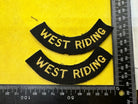 Original WW2 British Home Front Civil Defence West Riding Shoulder Titles - The Militaria Shop