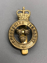 Lade das Bild in den Galerie-Viewer, Genuine British Army Shropshire Yeomanry Cap Badge - The Militaria Shop
