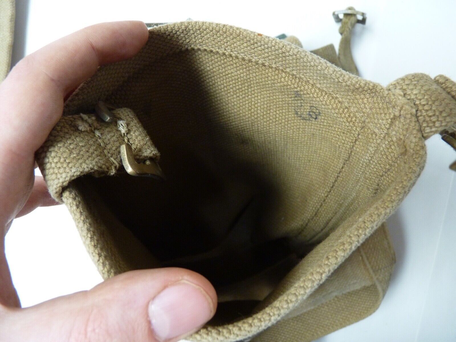 WW2 British Army 37 Pattern Water Bottle Carrier - Original Used Example - The Militaria Shop