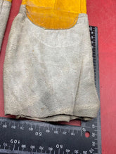 Load image into Gallery viewer, British Army Pair of Welding Gloves. WD Marked in Used Condition - The Militaria Shop

