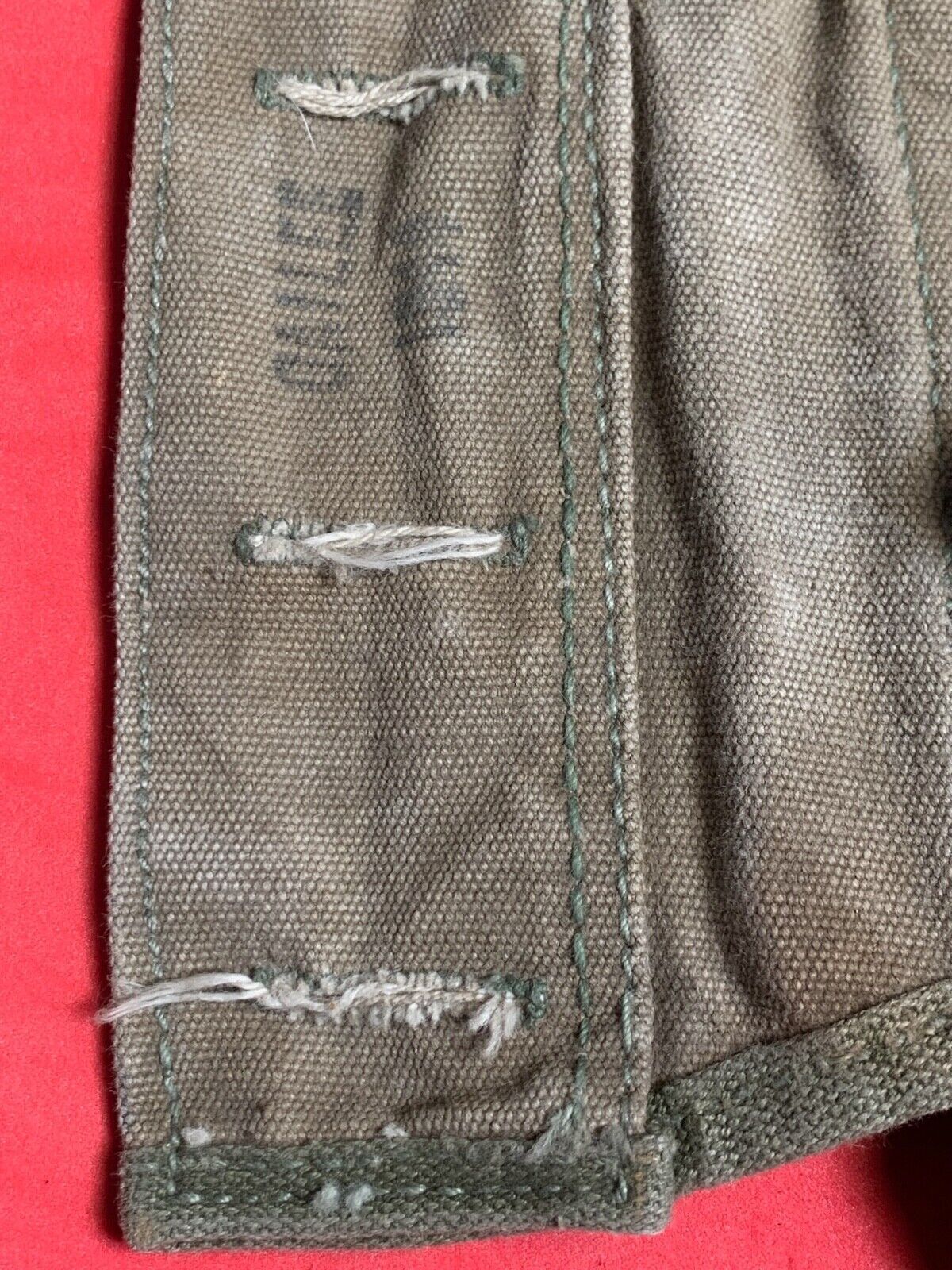 Original WW2 US Army M1928 Haversack Pack Tail - 1944 Dated - The Militaria Shop