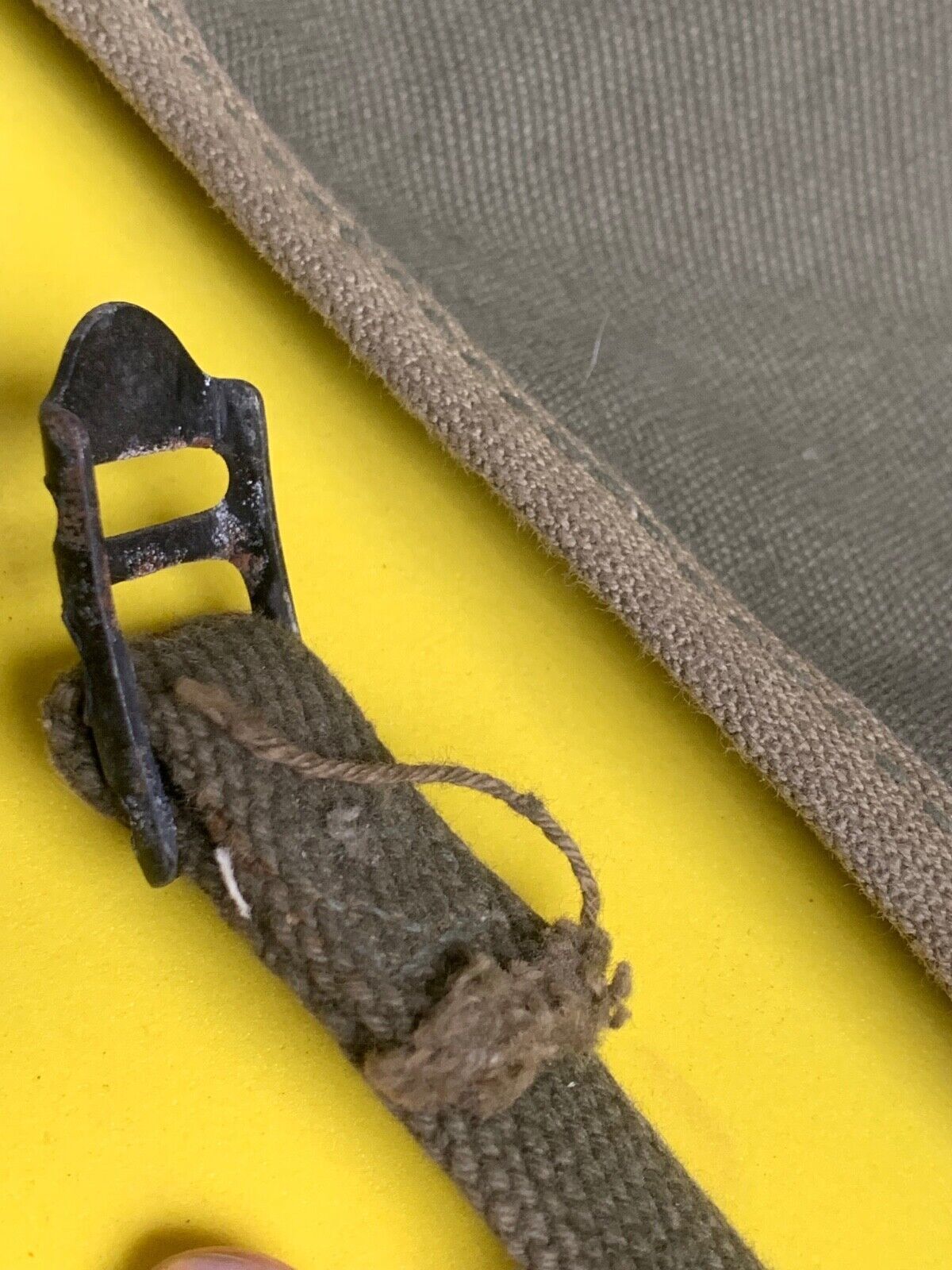 Original WW2 US Army M1928 Haversack Pack Tail - 1944 Dated - The Militaria Shop