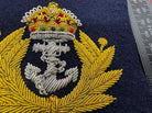 British Royal Navy Bullion Embroidered Blazer Badge - The Militaria Shop